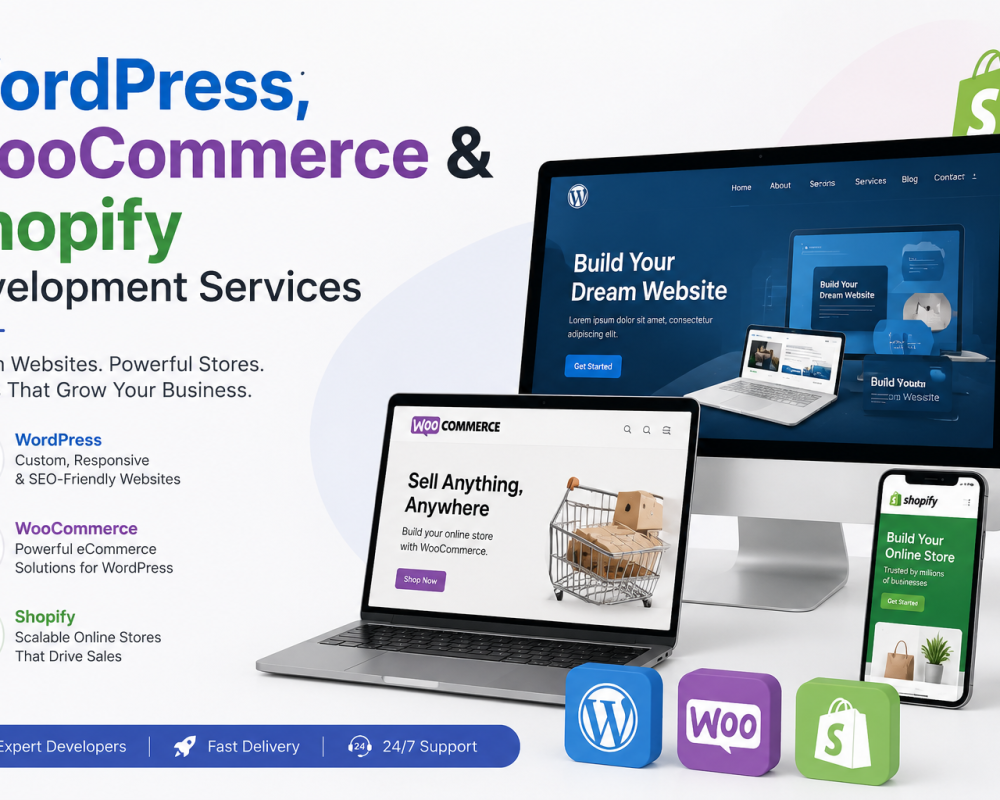 Professional WordPress, WooCommerce, and Shopify Development Services for Businesses in 2026