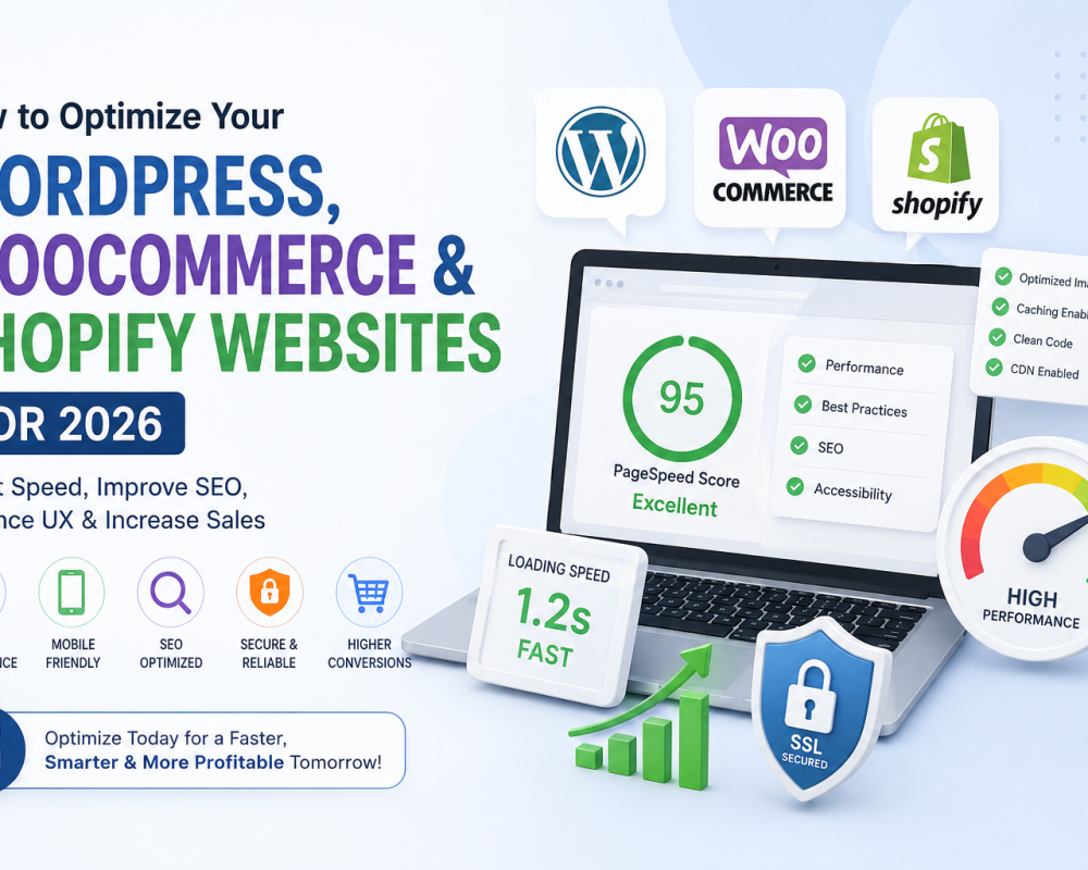 How to Optimize Your WordPress, WooCommerce & Shopify Websites for 2026