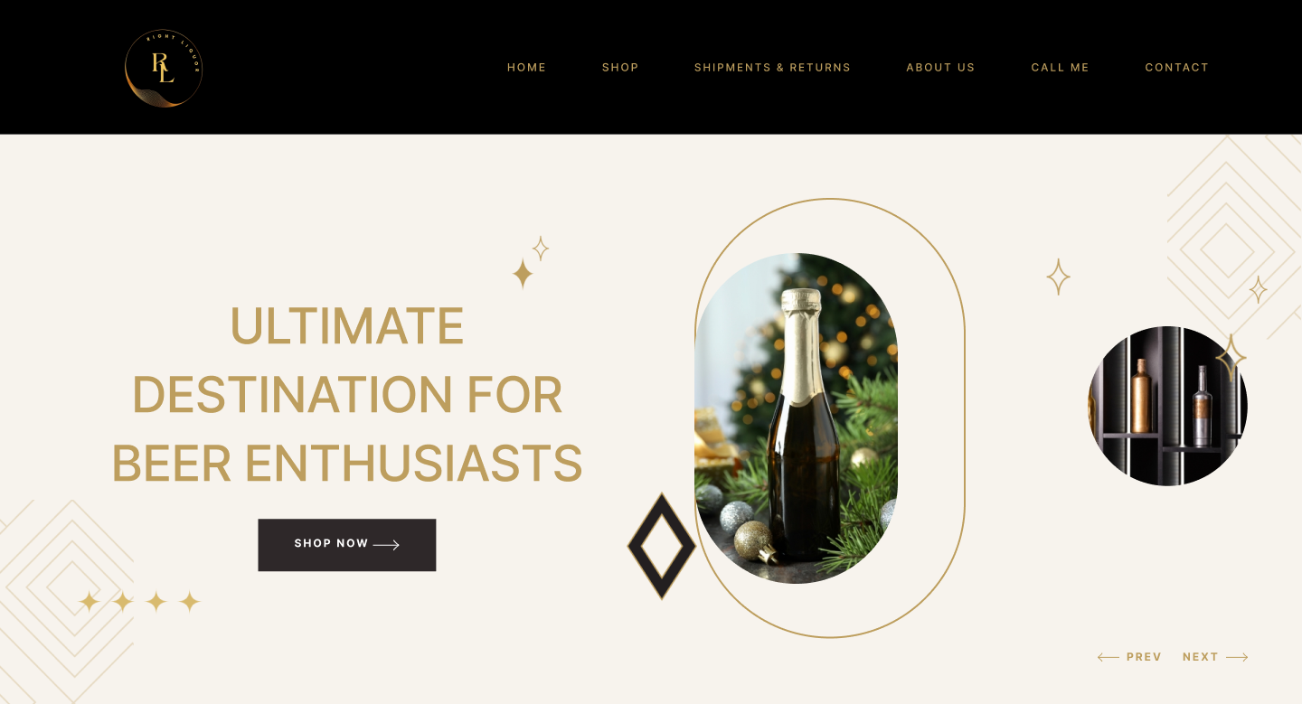 Premium Beer E-Commerce Website