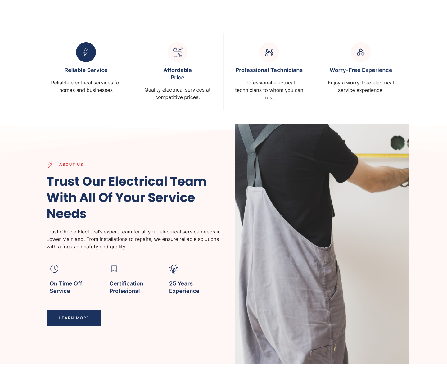Choice Electrical Website