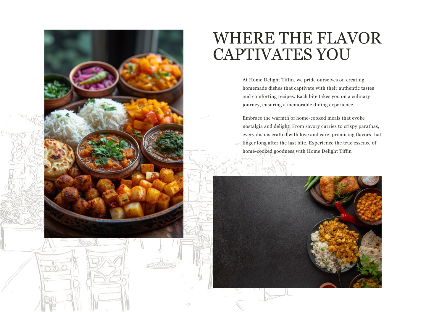 Home Delight Tiffin Website