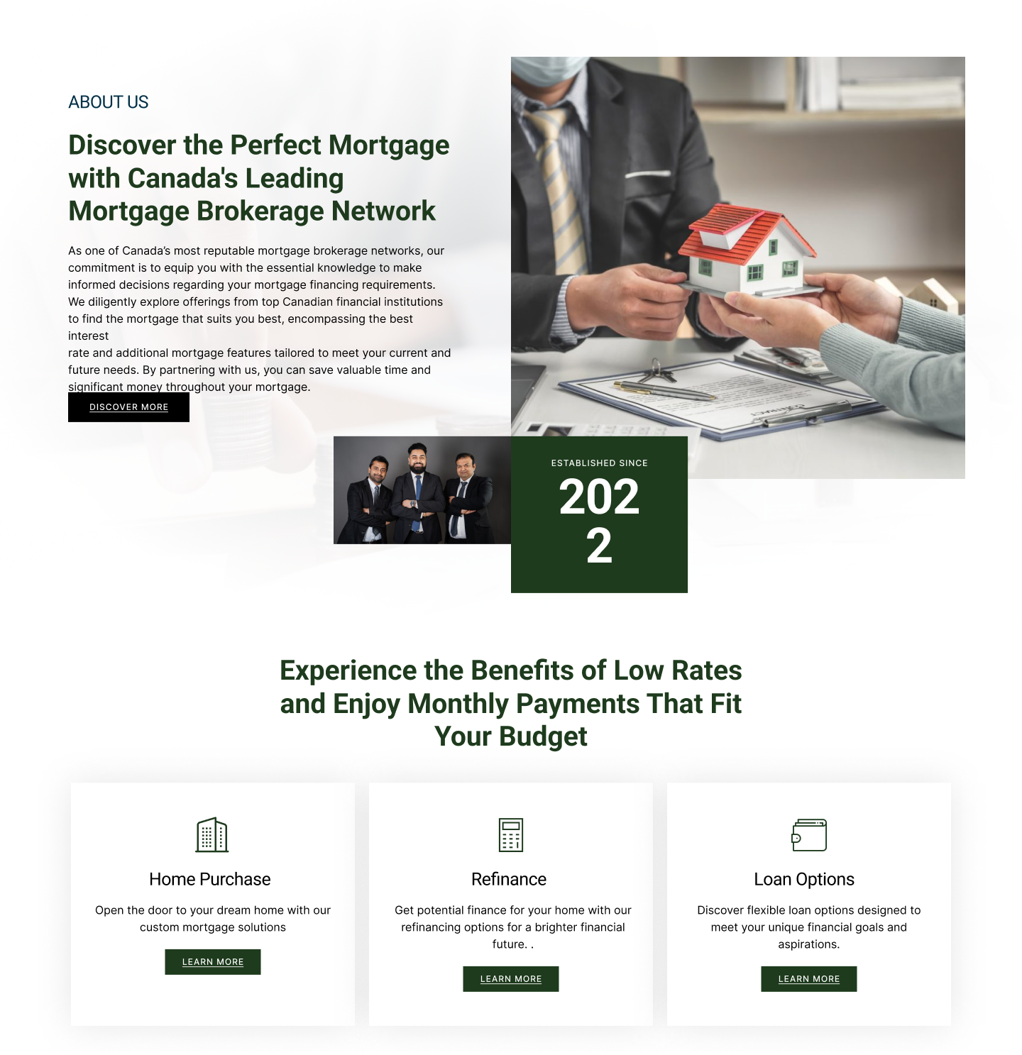 The Vitality Team Mortgage Website