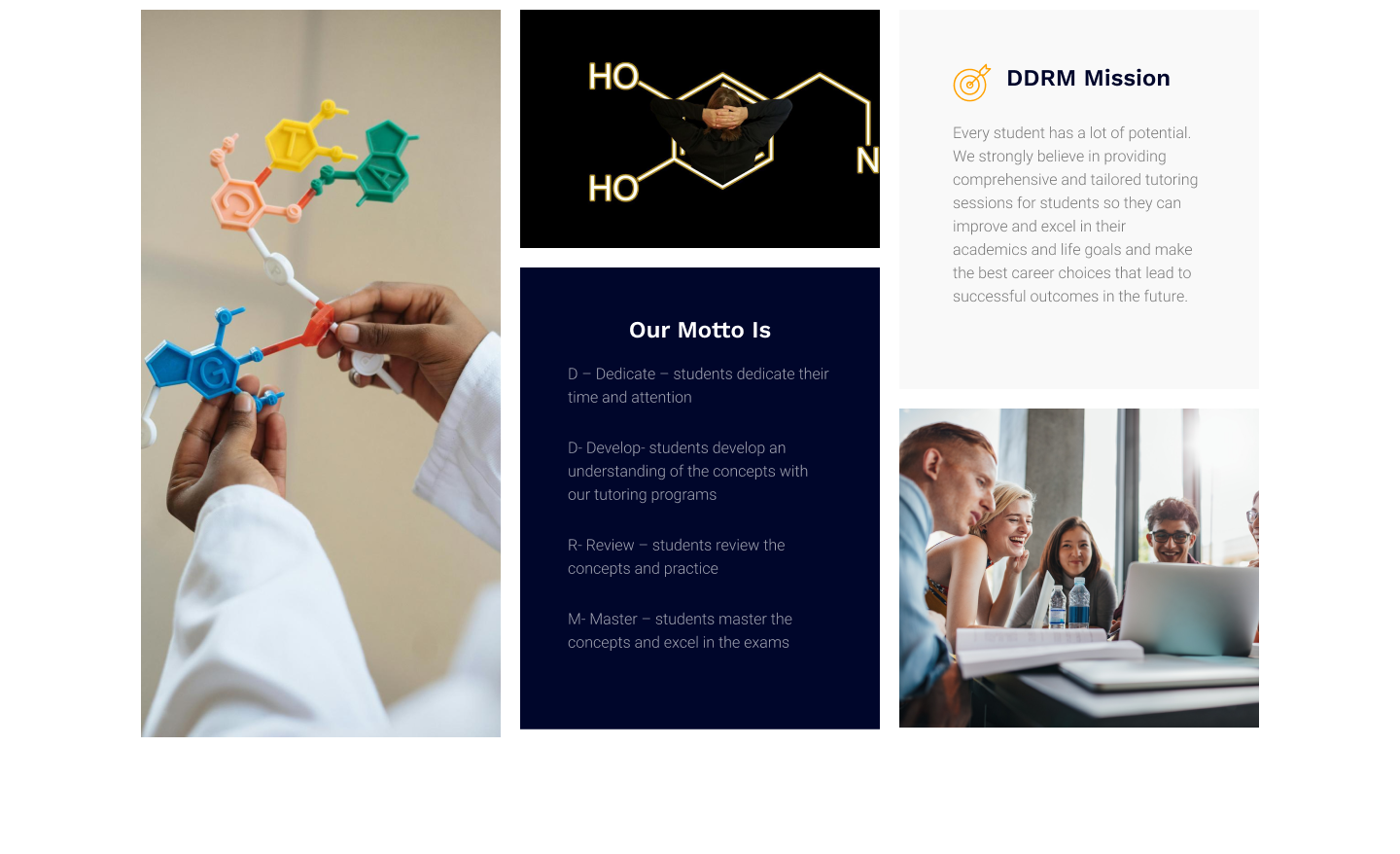 DDRM Learning Institute Website