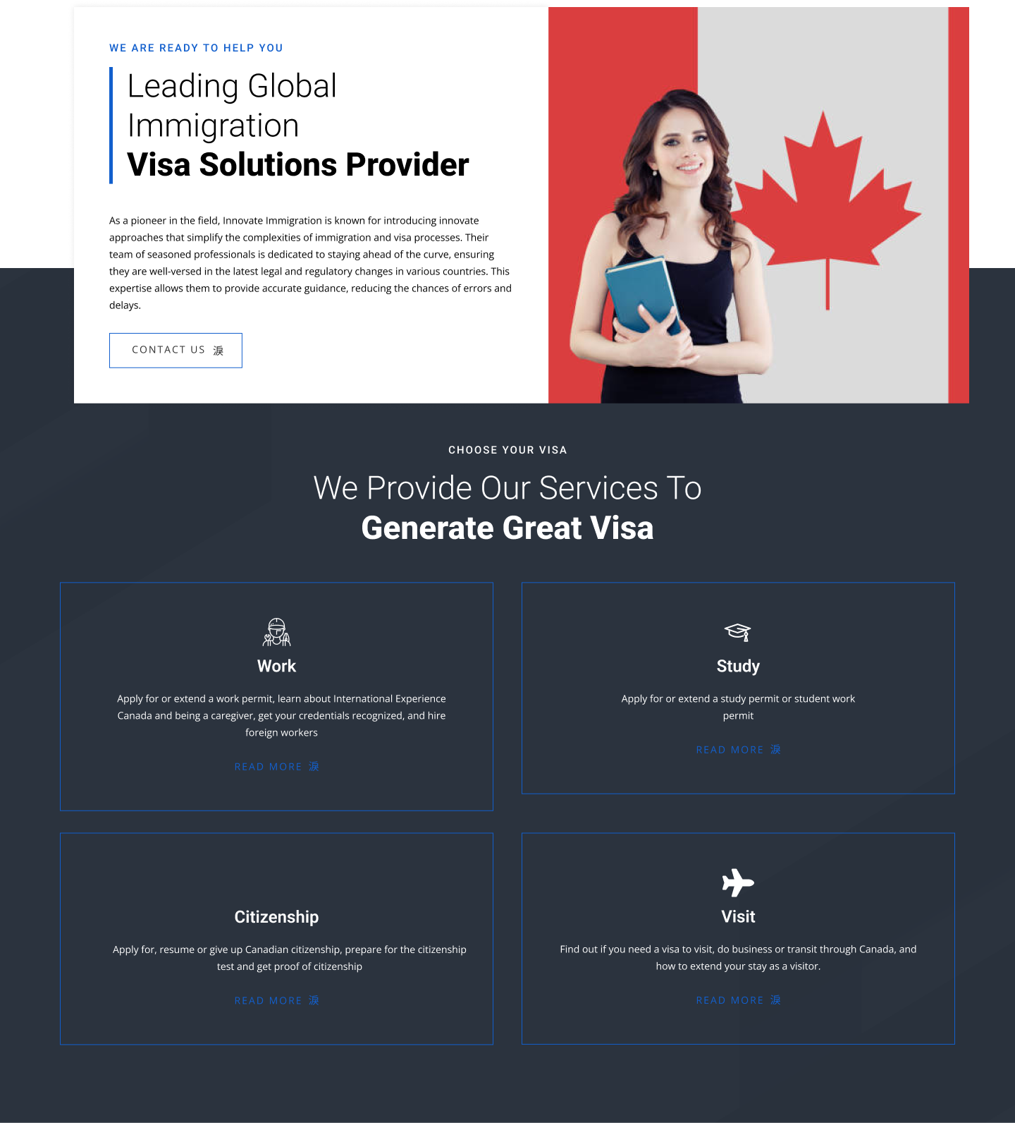 Innovate Immigration Solutions Website