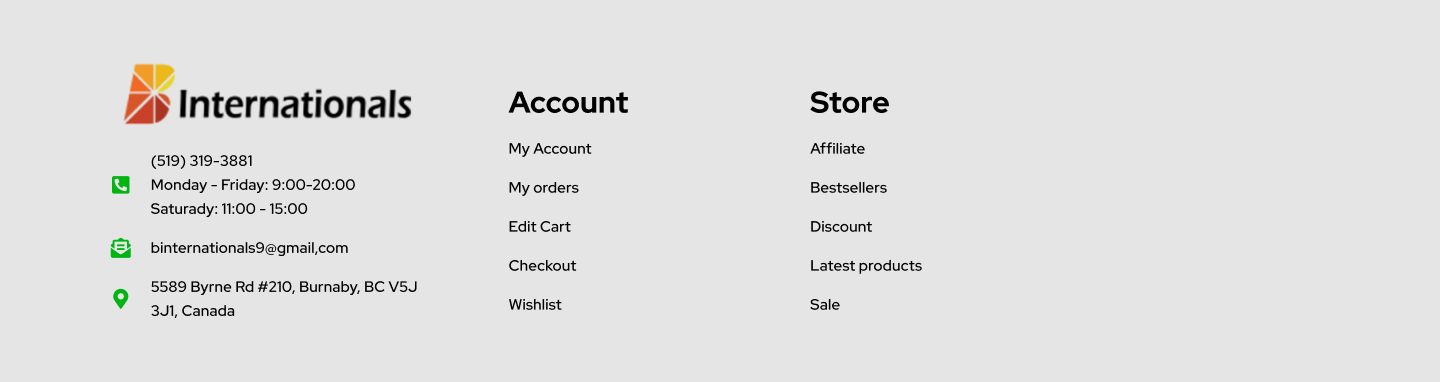 Online Grocery Store Website