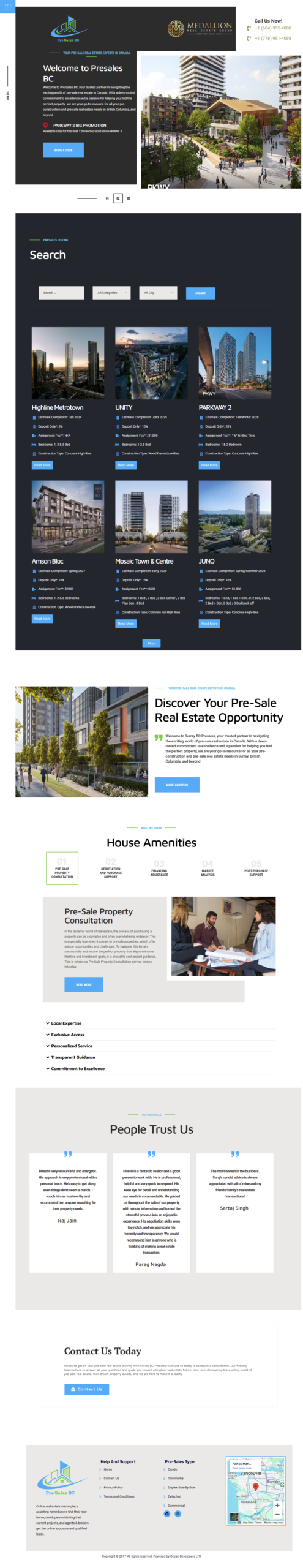 Pre Sales BC Real Estate