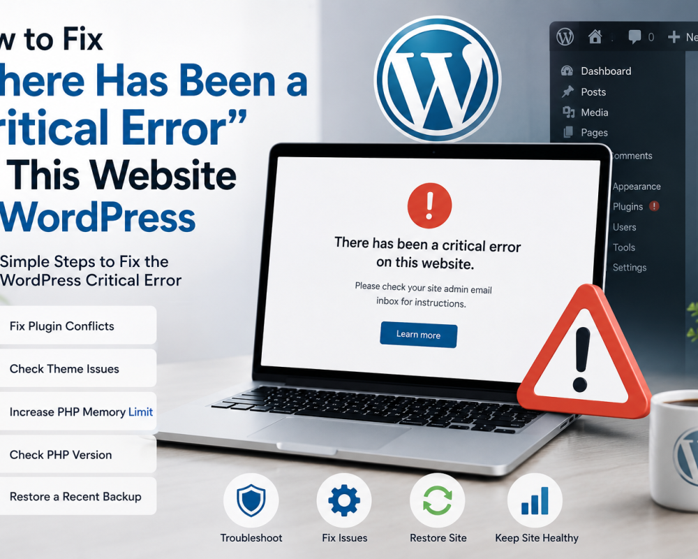 How to Fix “There Has Been a Critical Error on This Website” in WordPress